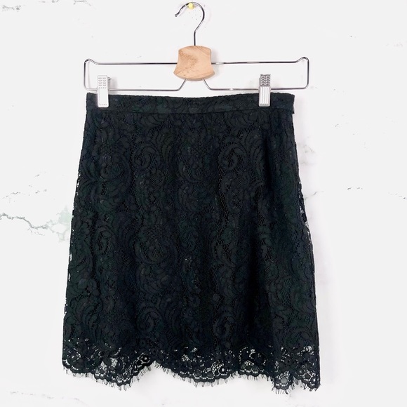WILFRED Claribel 100% Silk Lace Skirt - Picture 3 of 10